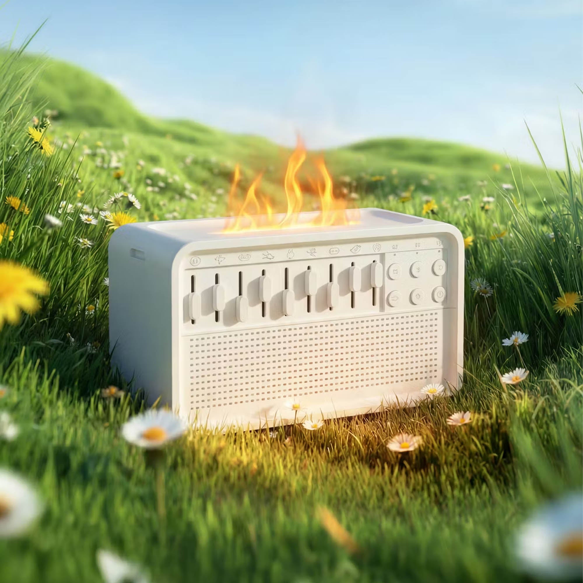 Szum Natury - odtwarzacz białych szumów i nawilżacz powietrza