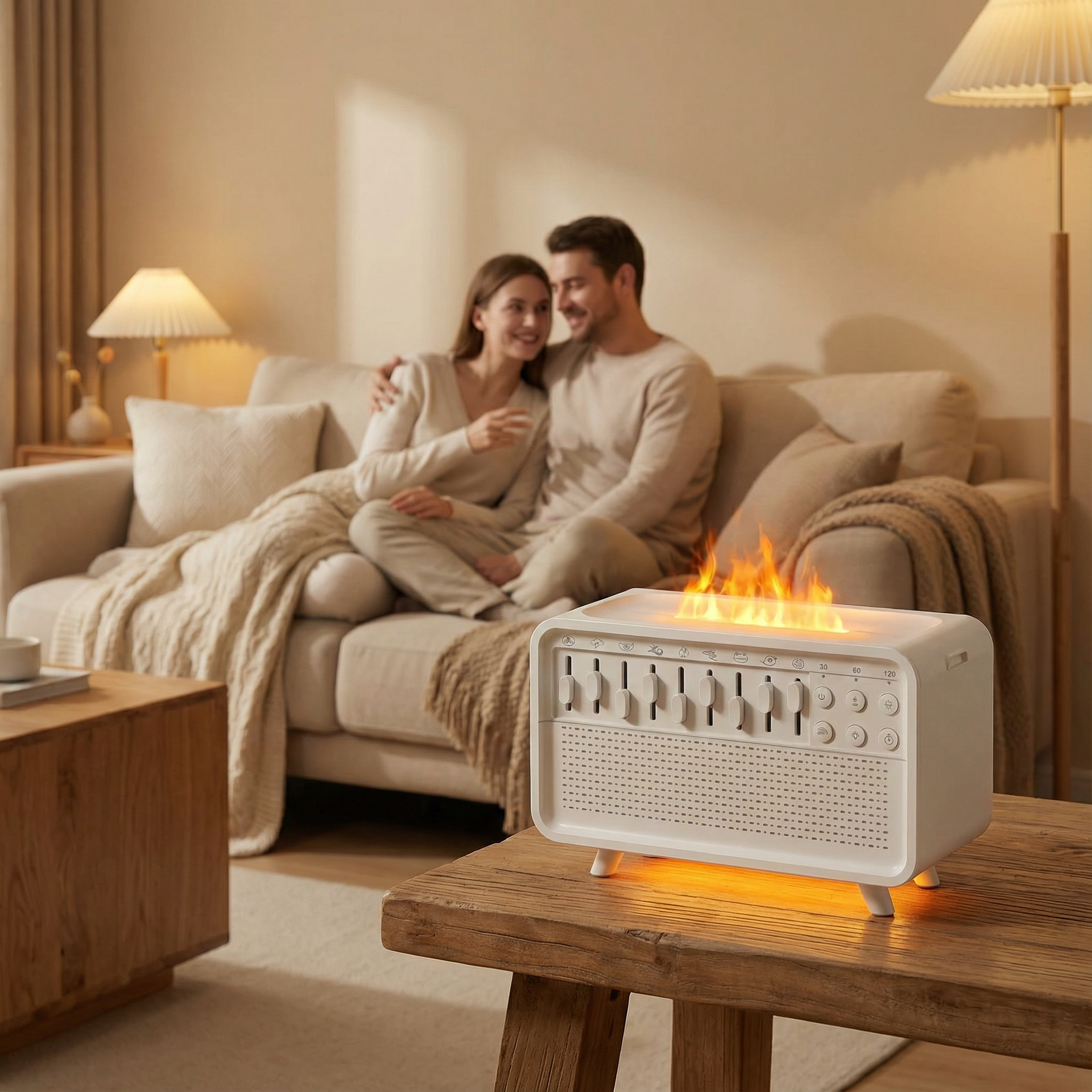 Szum Natury - odtwarzacz białych szumów i nawilżacz powietrza