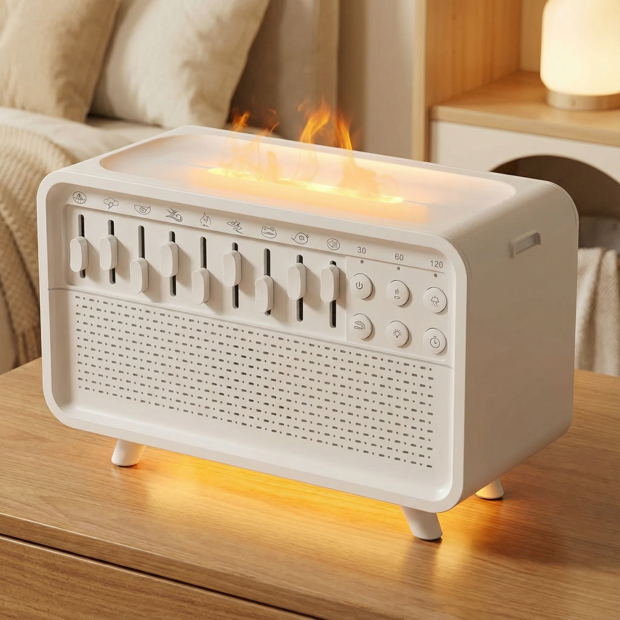 Szum Natury - odtwarzacz białych szumów i nawilżacz powietrza